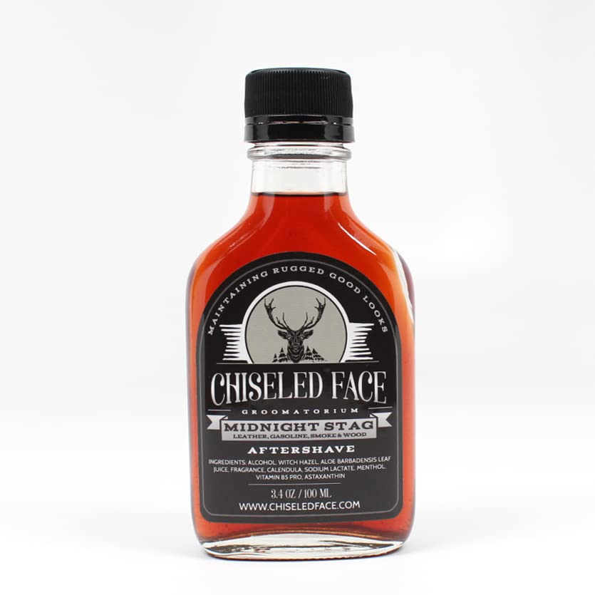 Midnight Stag Aftershave Splash By Chiseled Face Groomatorium - Handmade, Small Batch, Luxury Grooming Products