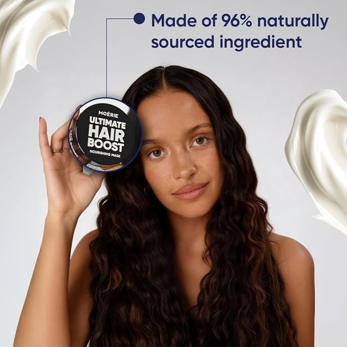 Moerie Hair Growth & Repair Mask - Restorative, Vegan-Friendly Treatment for Longer, Thicker, Fuller Hair - 100ml