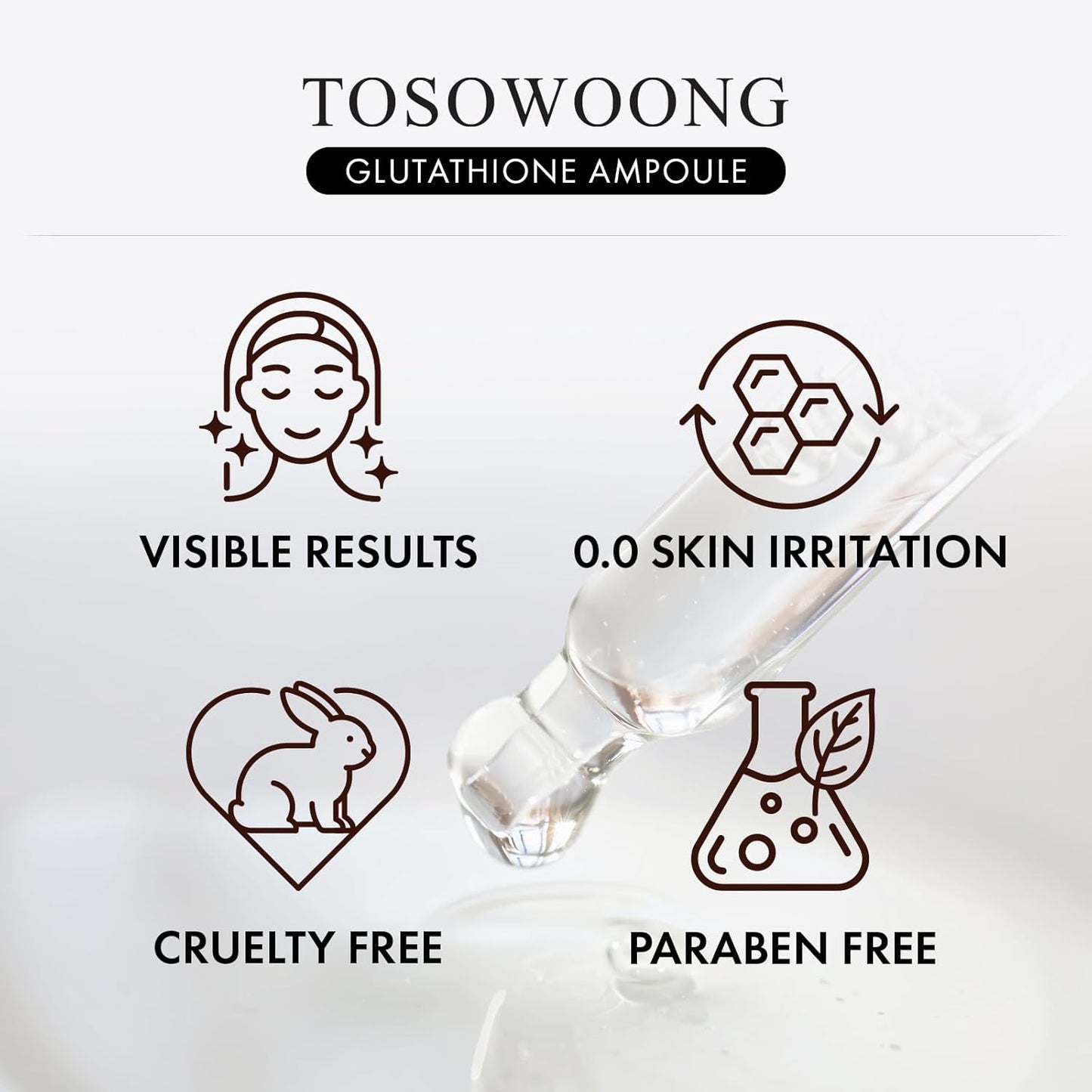 Glutathione Serum with 20,000ppm Glutathione, Niacinamide and hyaluronic acid, Dark Spot, Improve skin elasticity, Revitalize complexion, Korean Skincare, 30ml, 1.01 fl. oz.