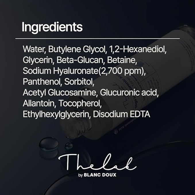 Oligo Hyaluronic Acid Hydrating Toner– Hydrating Toner for Sensitive Skin, pH Balance, Korean Skin Care, Alcohol-Free, Vegan Formula, 200ml (6.76 fl. oz.)