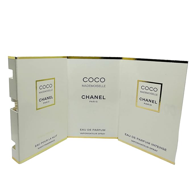 CHANEL Coco Mademoiselle Collection 3 Vial Sample1.5ml each (1 EDP/1 Intense/1 L'eau Privee)