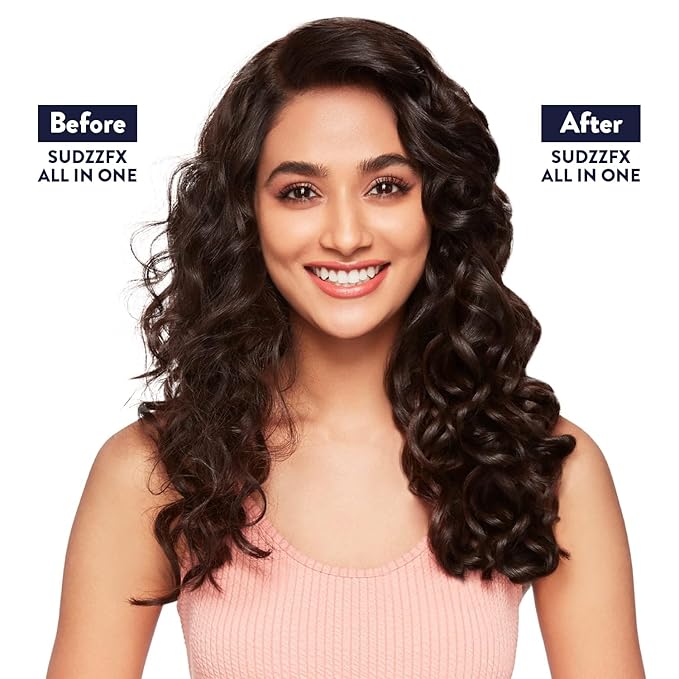 SUDZZFX ALL IN ONE Powerful Leave-in Hair Detangler - Creates Shine - Heat Protection - Smoothes Frizzy Hair - Color Safe - Sulfate Free 4.0 Fl Oz