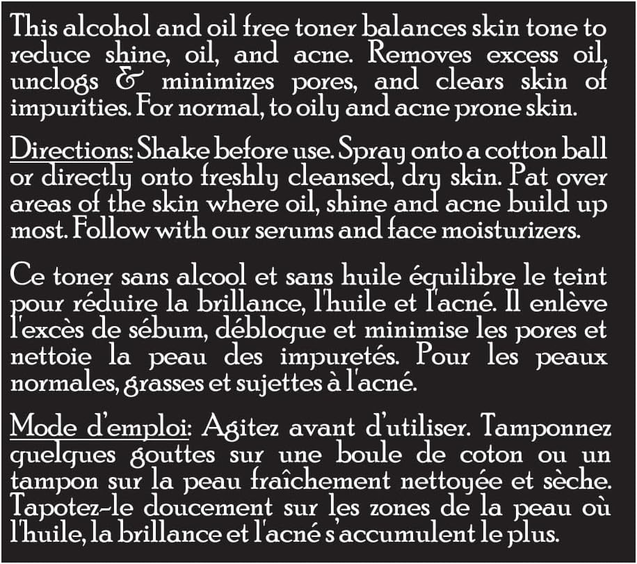 Brickell Men's Balancing Toner for Men, Natural and Organic Alcohol-Free Cucumber, Mint Facial Toner with Witch Hazel, 2 Ounce, Scented