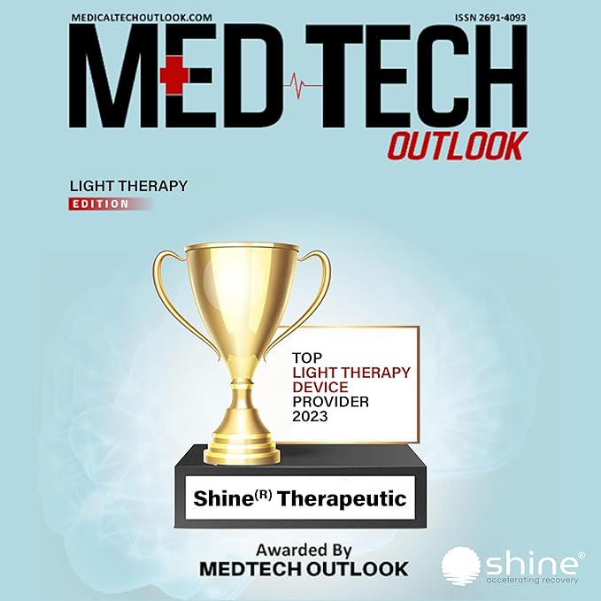 DEEP RED/NIR Plus – Shine Relief – Red & Near Infrared Light Therapy Device 660nm & 850nm for Skin Health, Joint Pain Relief & Deep Tissue Muscle Recovery | All-in-One Professional Device for Home Use