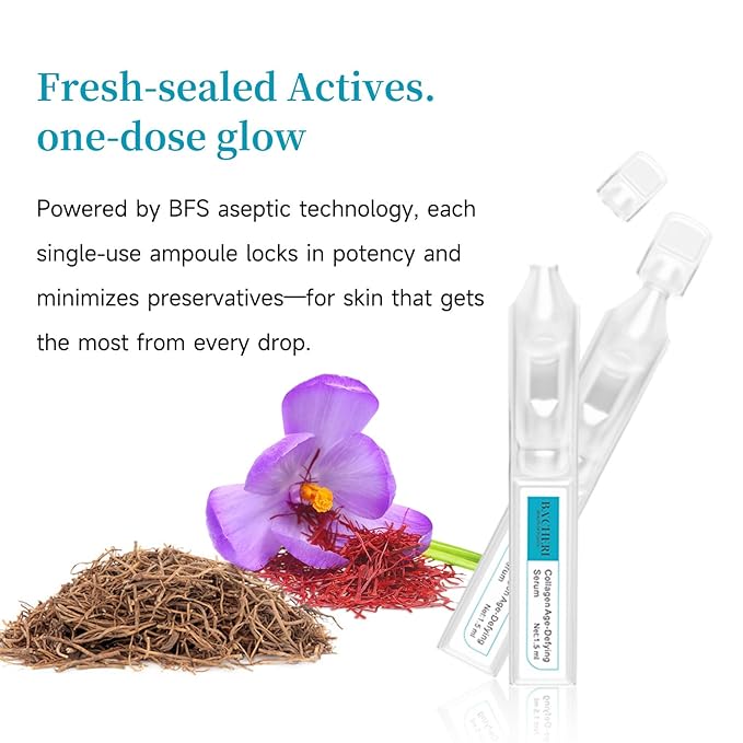 Collagen Peptide Anti-Aging Serum with PDRN – Triple Collagen, Peptide Complex & Botanical Extracts for Firming, Hydration & Skin Barrier Repair – Ampoule Serum Set 1.5ml x 30