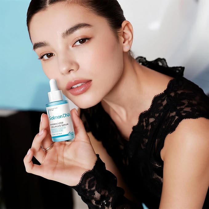 PDRN Serum with Salmon DNA & Hyaluronic Acid, Firming, Smooth Texture, Anti-aging Skincare Face Serum, 30ml / 1.01 fl.oz.