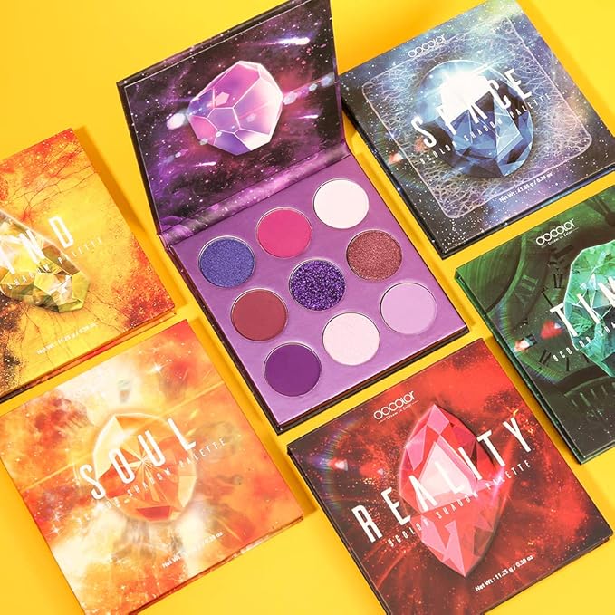 docolor Eyeshadow Palette 54Colors Gemstone Eye Shadow Palette Highly Pigmented Mattes Glitter Shimmers Naked Smokey Cream Powder Blendable Long Lasting Waterproof Colorful Professional Makeup Palette