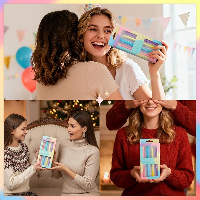 docolor Eye Makeup Brush Set, 4 Pcs Professional Blending Eyeshadow Makeup Brushes Concealer Brush Eyebrow Brush, Soft Hairs & Wood Handle, Vegan & Cruelty-Free