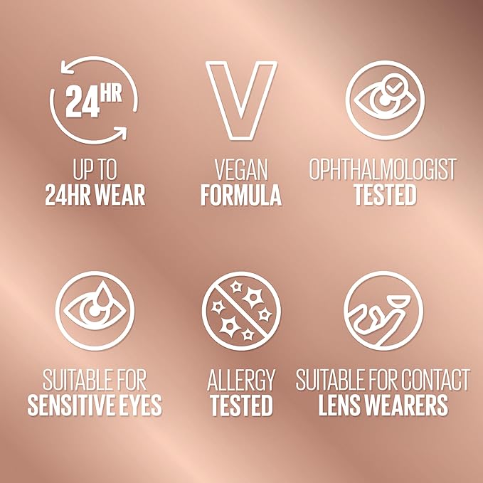 Maybelline Lash Sensational Body Washable Mascara, Volume and Length Formula for 24HR Lash Lift, Smudge and Clump-Resistant, Brownish Black