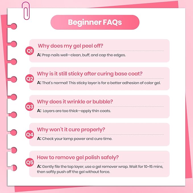 Beetles 30 Pcs Gel Nail Polish Kit with U V Light - 6 Colors Red Cat Eye Gel Polish Set Pink Jelly Glitter Sweet Date Collection with Heart Magnet Manicure DIY Salon Gifts for Mom Women Teens Girls