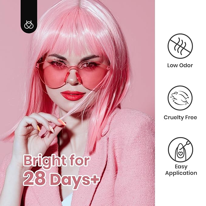 Beetles Gel Liner Nail Art Polish Set Pastel Gel Nail White Gold Red Glitter Neon French Tip Nails Polish Paint Swirl Built Thin Brush in Bottle Soak off Uv Lamp Nails Art Kit Gifts for Women