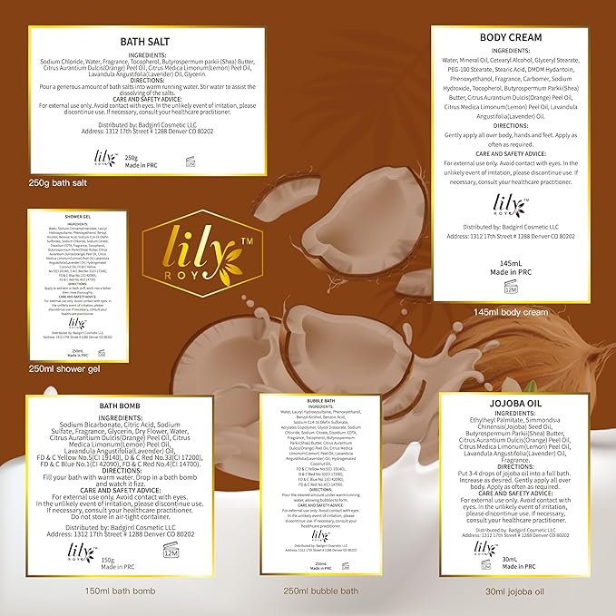 Valentines Day Gifts for Women - 7-Piece Nourishing Bath & Body Gift Set, Bath Collection | Mothers Day Gifts for Mom, Fathers Day, Birthday, Self Care Kit, Christmas Gift, All Occasion Gift