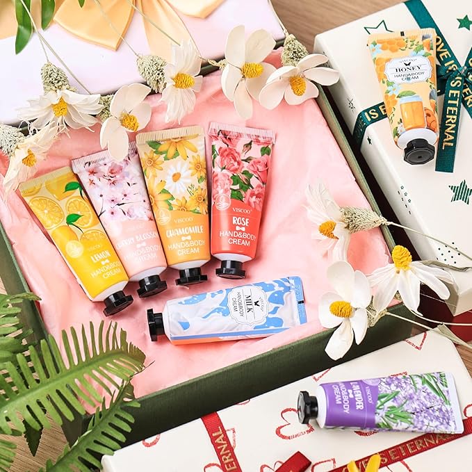 154 Pack Hand Cream Gifts Set for Women, Stocking Stuffers for Women Teengirls, Christmas Gifts, Bulk Gifts,Small Gifts,Mini Moisturizing Hand Lotion Travel Size in Bulk for Dry Cracked Hands