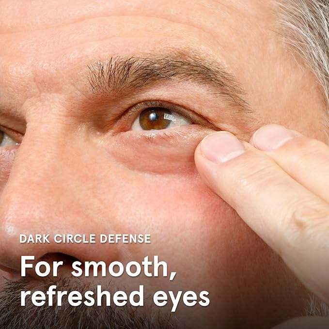 Lumin Men’s Dark Circle Defense Balm – Hydrating Eye Cream with Caffeine & Niacinamide, Korean Skincare for Men, Reduces the Look of Puffiness, Fine Lines & Dark Circles, Daily & Night Use, 20ml