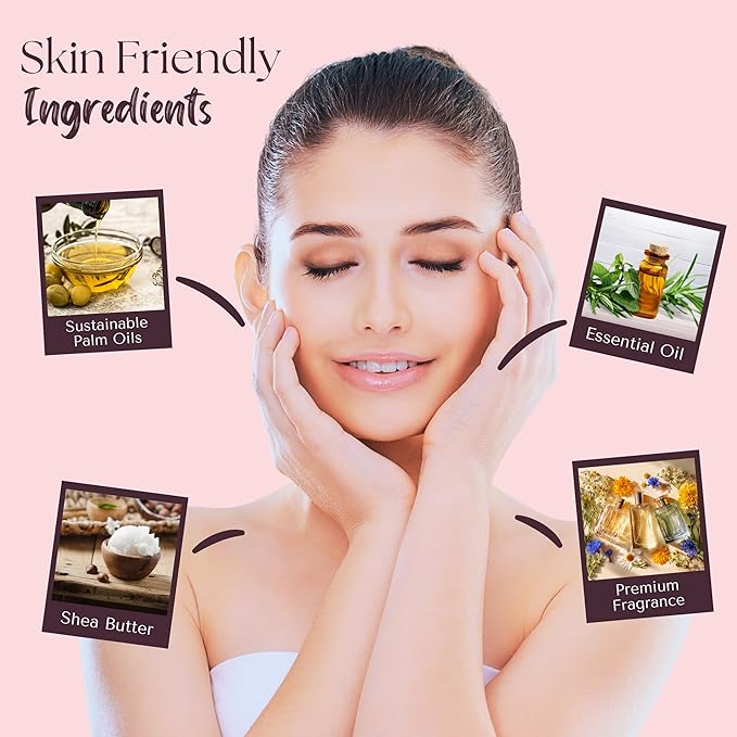 Wavertree & London Assorted Favorites 8 Bars Scented Natural Soap Bars, 7oz Each Moisturizing French Triple Milled Soap Bars Enriched with Shea Butter and Pure Plant Oils | All Body & Bath Soap