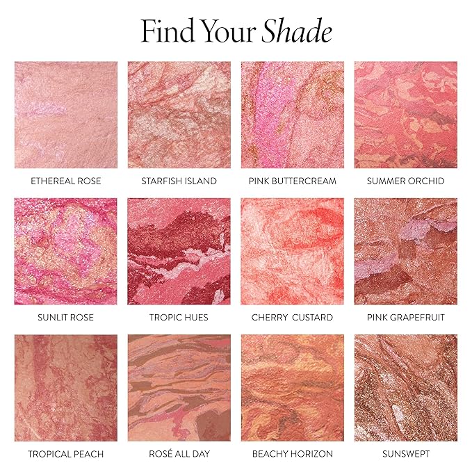 LAURA GELLER NEW YORK Baked Blush-n-Brighten Marbleized Blush for Cheeks - Pink Buttercream - Natural Finish - Buildable Color (Pack of 2)