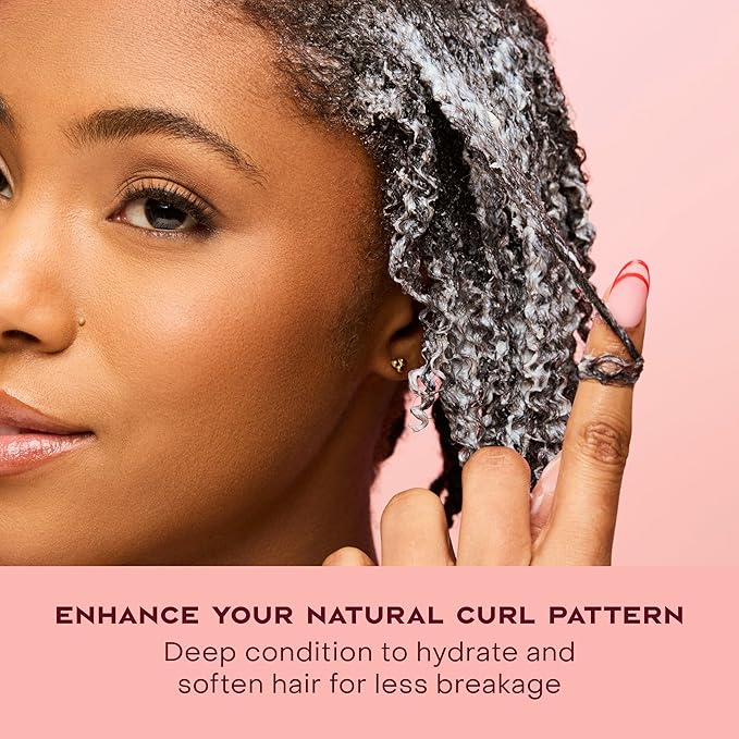 SheaMoisture Hair Mask Coconut & Hibiscus for Dry Curls Hair Mask with Shea Butter 11.5 oz