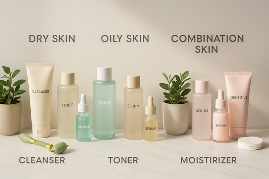 The Ultimate Skincare Routine by Skin Type (Dry, Oily, Combination, Sensitive)
