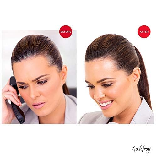 Godefroy Hair Color Kit for Spot Coloring Great For Small Areas Covers Up Gray Hair 4 Applicaion Kit, Light Ash Brown