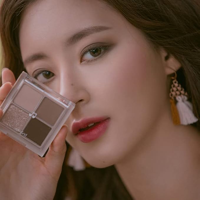 romand Better Than Eyes 6 colors | Basics Eyeshadow Palette,Velvety Texture, long-lasting makeup, Galaxy pearl glitter, MLBB, MEBB| 6g/0.21oz No.M02 DRY BUCKWHEAT FLOWER