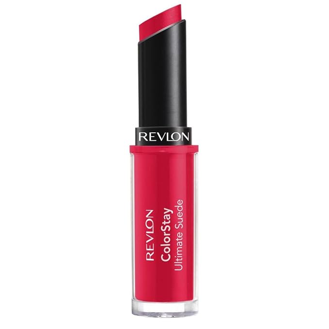 REVLON ColorStay Ultimate Suede Lipstick, Longwear Soft, Ultra-Hydrating High-Impact Lip Color, Formulated with Vitamin E, Ingenue (002), 0.09 oz