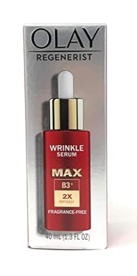Olay Niacinamide Serum MAX Wrinkle Reducing, Fragrance – Free, 1.3oz. (40 mL)