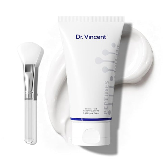 Deep Hydration Collagen Night Wrapping Mask with Collagen Peptides, Overnight Peel Off Face Mask for Firming and Antioxidant, Tri-peptide for Smoothing Wrinkles, 5.07 oz Large Size