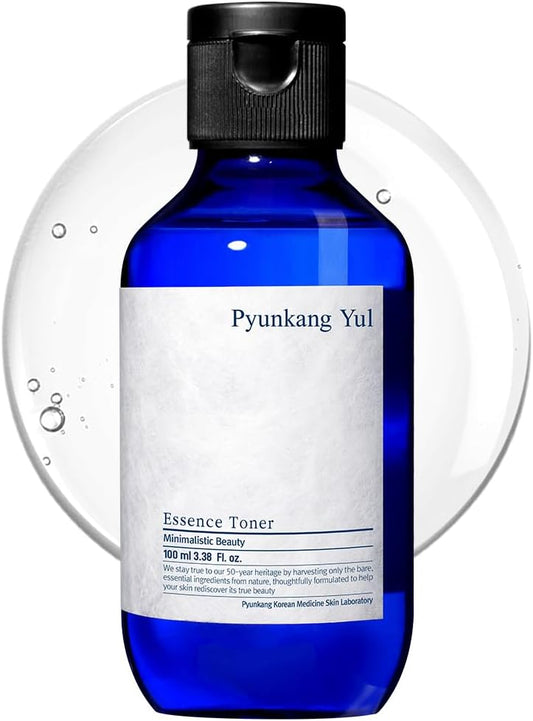 Pyunkang Yul PKY Essence Toner for Deep Hydration, Highly Concentrated Essence Facial Toner, Minimal Ingredients, Zero-Irritation, Korean Skincare, (3.38 Fl. Oz, 100ml)