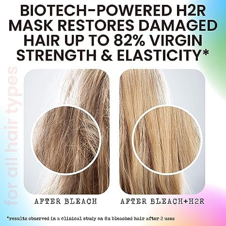 Hair Mask For Damaged Hair | Leave In Hair Mask | Molecular Bonding for Hair Growth, Thinning & Split Ends | Rapid Repair for Damage from Bleach, Chemicals & Heat | Frizz Control Hair Treatment