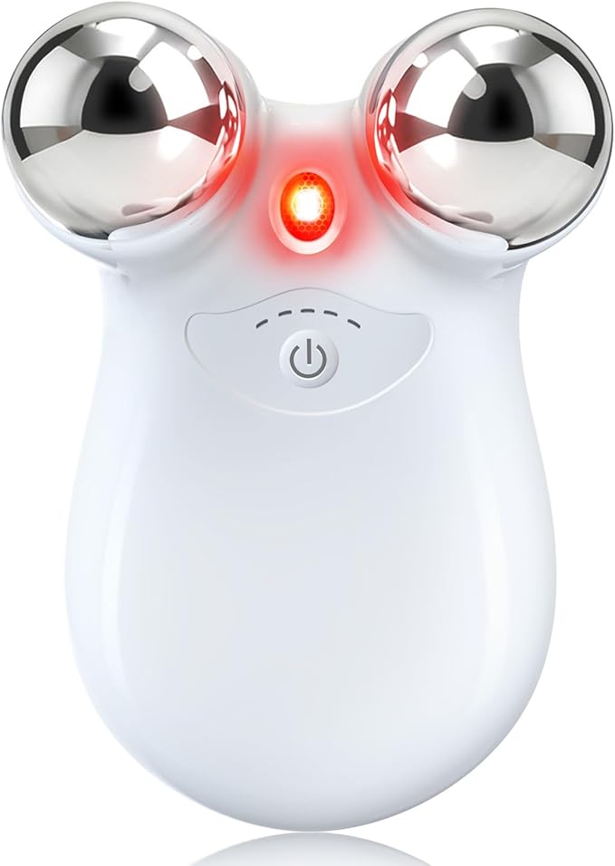 2-in-1 Red Light Microcurrent Facial Device | Enhances Lifting & Firming Capabilities | Reduces Wrinkles and Puffiness | Smart Photon Micro-Current Device, Model:EP-300
