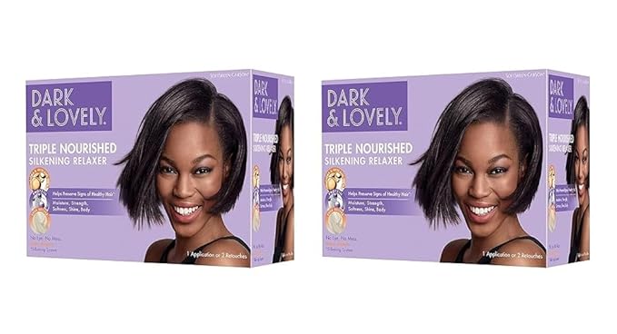 SoftSheen-Carson Dark and Lovely Healthy Gloss 5 Moisturizing No-Lye Relaxer with Shea Butter, Super, 2 Count