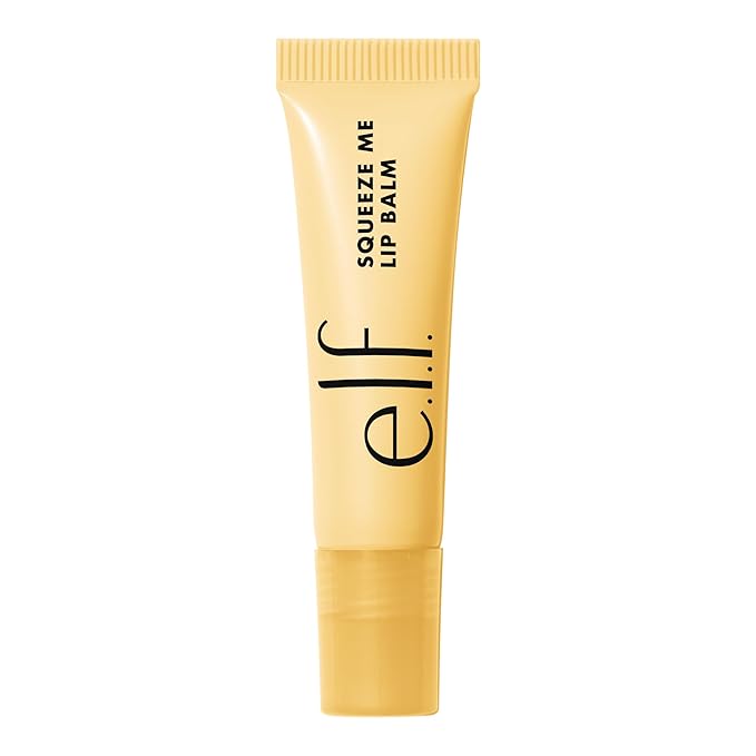 e.l.f. Squeeze Me Lip Balm, Moisturizing Lip Balm For A Sheer Tint Of Color, Infused With Hyaluronic Acid, Vegan & Cruelty-free, Vanilla Frosting