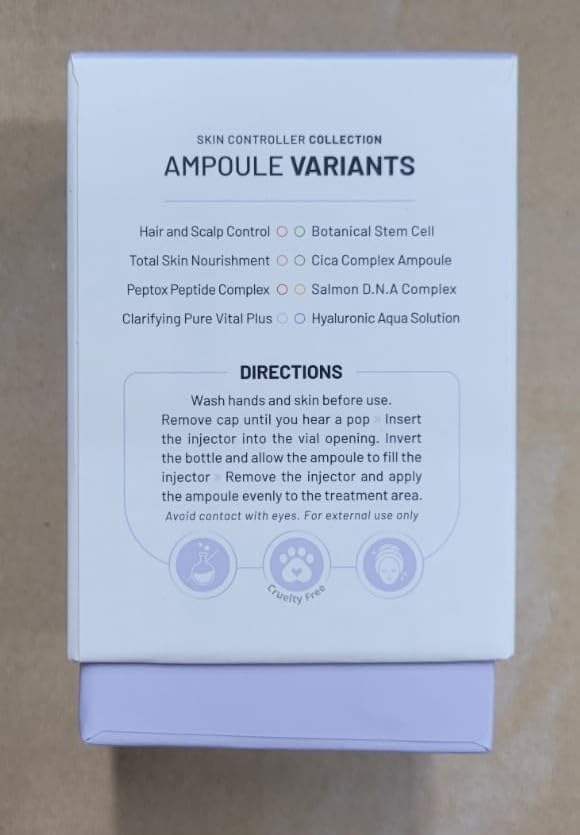 BRÜUN HY - Control Hyaluronic Aqua Solution Ampoule - A Korean Serum Booster for Face to Use as a Skin Care Serum 1.18 fl.oz