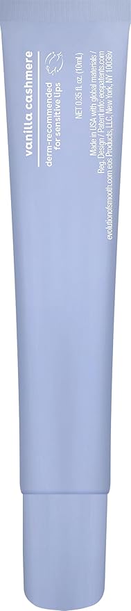 eos Cashmere Lip Butter - Vanilla Cashmere, Plumping Peptides, Smoothing, eos Lip Butter, Shea Butter, Lip Mask, Lip Moisturizer, Soft Lips, 0.35 fl oz