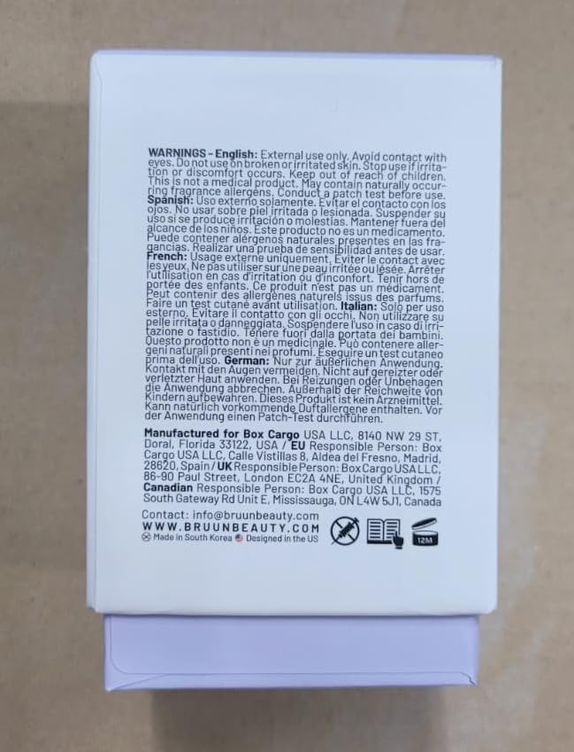 BRÜUN HY - Control Hyaluronic Aqua Solution Ampoule - A Korean Serum Booster for Face to Use as a Skin Care Serum 1.18 fl.oz