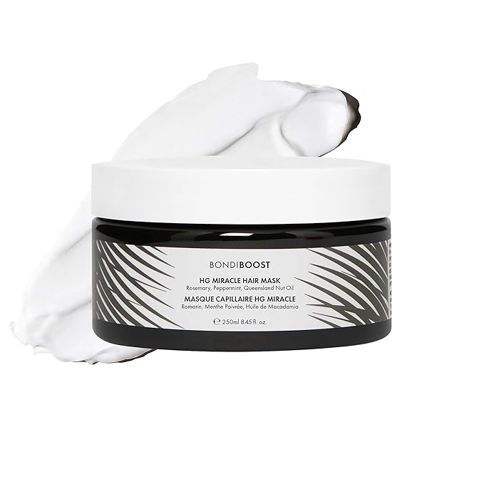 BONDIBOOST Miracle Hair Mask for Damaged Hair [8.45 fl oz], Deep Conditioning Hair Mask for Fine Hair, Clinically-Proven to Improve Split Ends, Argan Oil + Biotinoyl Tripeptide-1 Formula, Sulfate Free