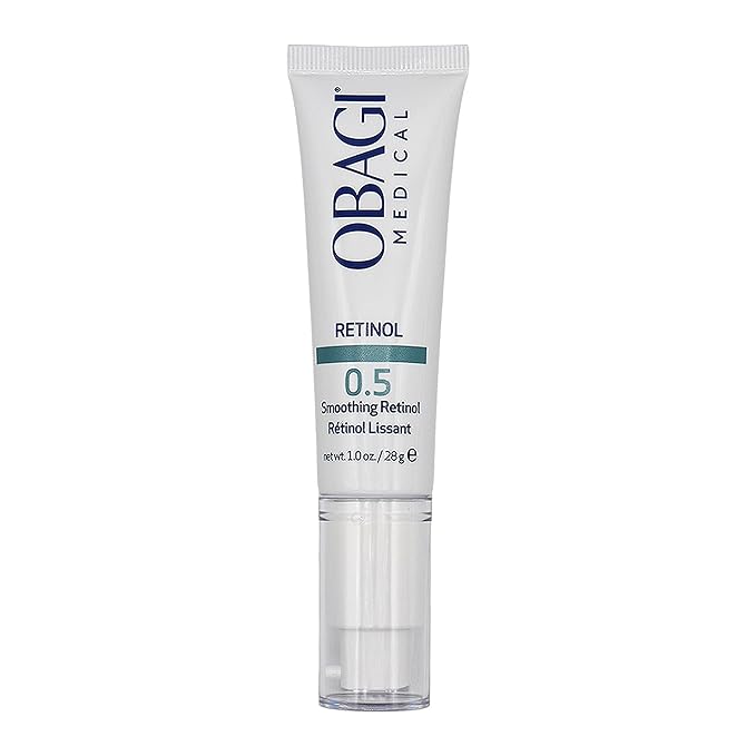 Obagi Medical Retinol 0.5 Cream - Helps Reduce the Appearance of Fine Lines and Wrinkles & Smooth Texture with Minimal Irritation - 1 oz