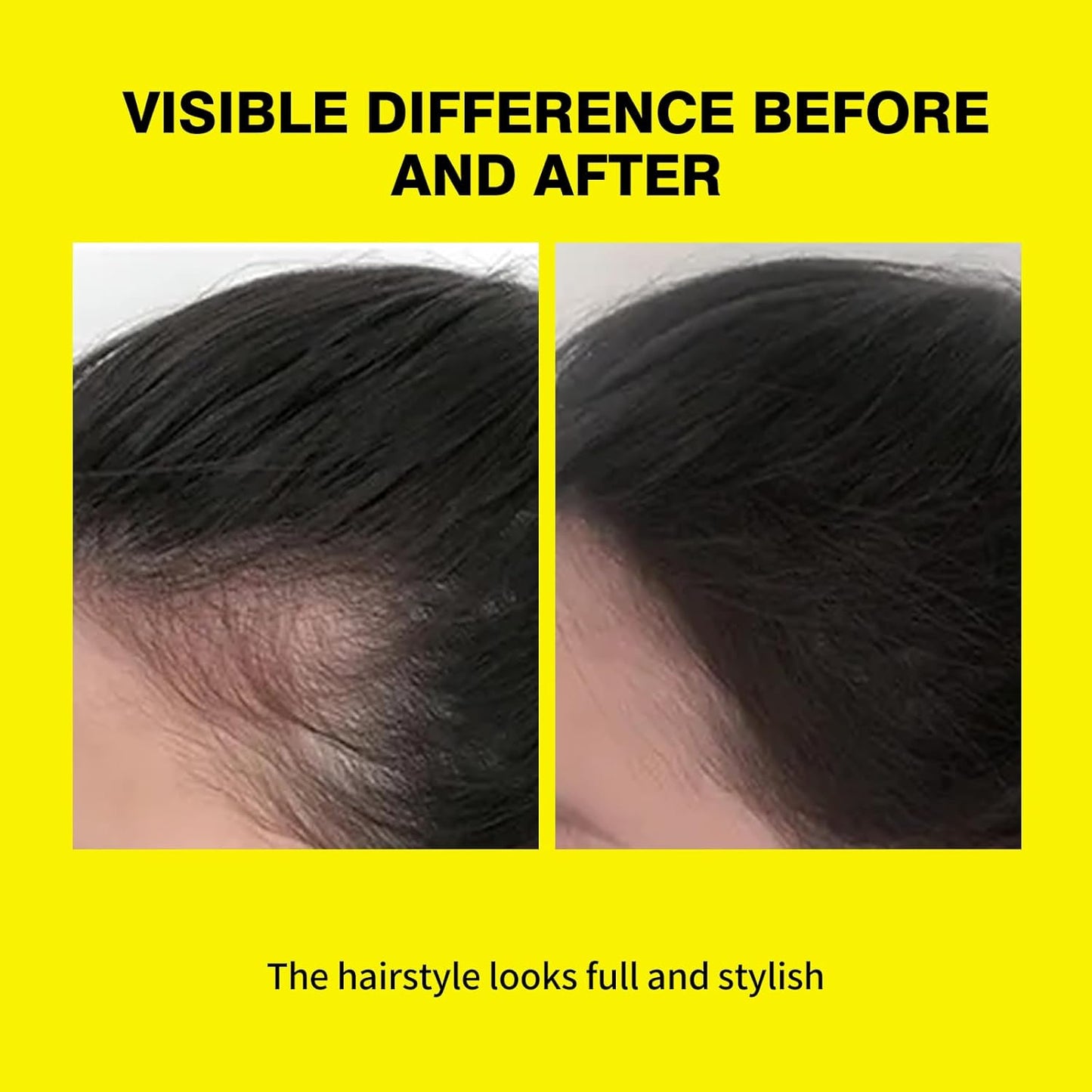 SEVICH 2-in-1 Hairline Powder & Volumizing Powder for Gray Coverage & Fluffy Roots – Oil-Absorbing, Natural-Looking, Travel-Friendly with Mirror – Black or Dark Grey(Random Color)