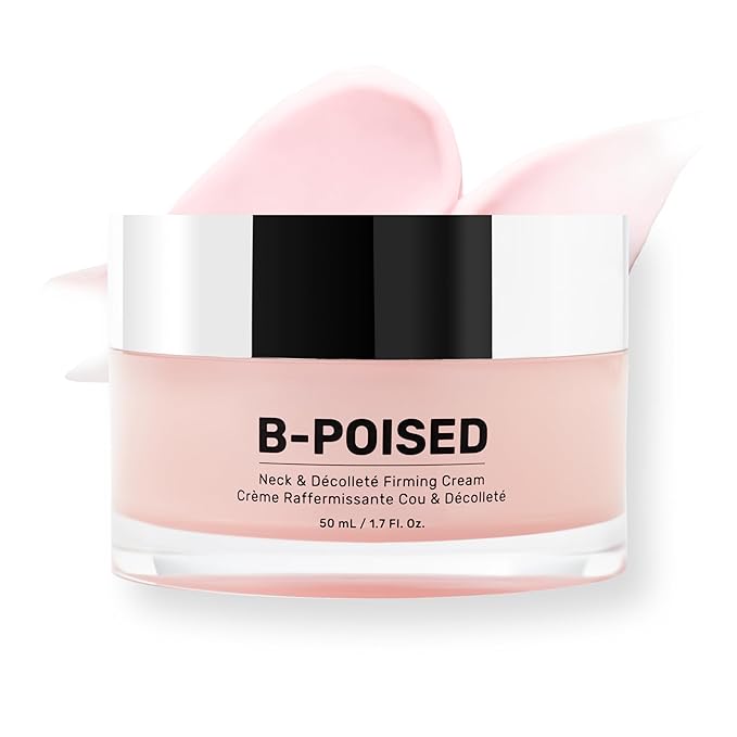 MAËLYS B-POISED Neck Firming Cream - Neck & Décolleté Firming, Tightening, and Anti-Aging Cream for Wrinkles with Brazilian Peppertree, Linoleic Acid, and Kangaroo Flower (1.7 Fl Oz)