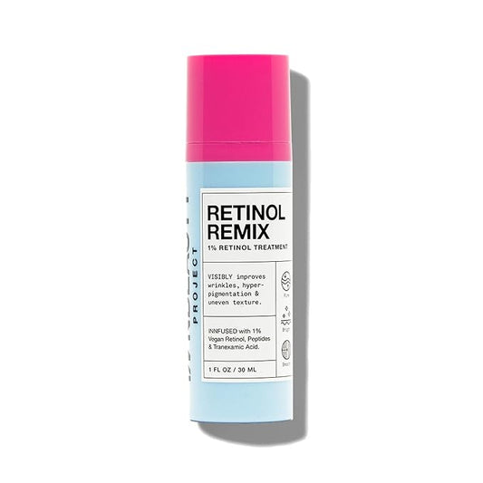 Innbeauty Project Retinol Remix 1% Retinol Treatment with Peptides & Tranexamic Acid for Wrinkles & Texture, 1 OZ (30ml)