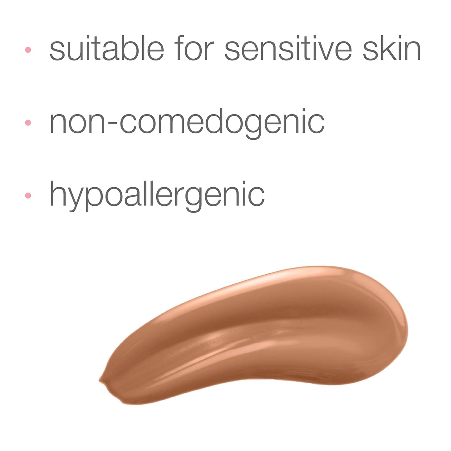 Neutrogena Healthy Skin Sensitive Skin Serum Foundation with Pro-Vitamin B5, Color Correcting & Pore Minimizing Liquid Foundation & Face Serum, Buildable Coverage, Medium/Deep 03, 1 oz