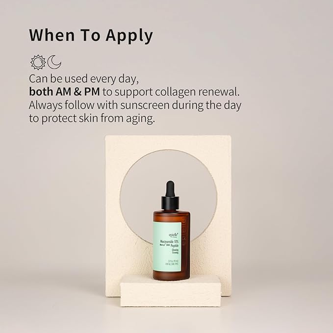 Epielle Complex Niacinamide 10% + Peptides Serum 3 fl.oz, Glowing and Firming Formula for Uneven Tone & Enlarged Pores, Anti-Aging Serum for Face, Korean Skin Care for Glass Skin