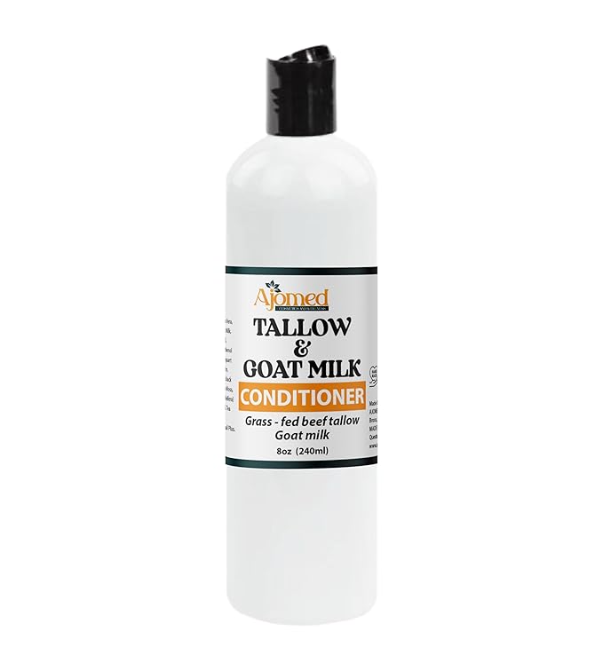 Tallow & Goat Milk Shampoo - Organic Hair Growth, Moisturizing, Handmade (Shampoo 12 Oz)