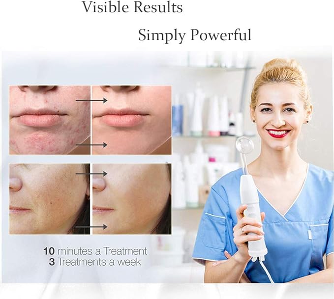 Meifuly High F Rrequency Wand Portable Machine, Portable Handheld High F requency Wand Machine with 7 Different Tubes (Multi-Colored)