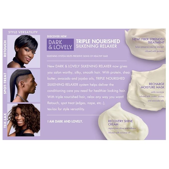 SoftSheen-Carson Relaxer No-Lye Regular Strength with Shea Butter | Triple Nourished | Silkening | Jojoba & Avocado Oils | Pack of 2