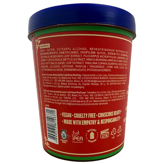 Lola From Rio - Rapunzel Mask - Strengthening Hair Mask, Restores Shine, For All Hair Types, 15.87 Fl Oz