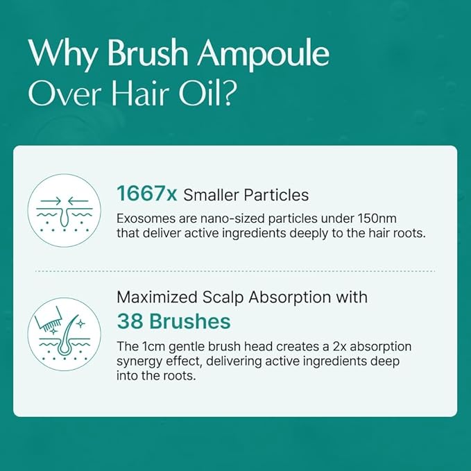 lilyeve SCALPTURN Cica PDRN Scalp Serum with Built-in Brush, PDRN to Strengthen Hair Roots, Itchy Scalp Relief, Dry Scalp Hydration - Korean Hair Care, 3.38 fl.oz