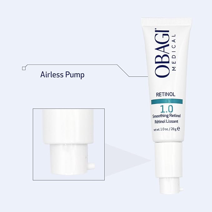 Obagi Medical Retinol 1.0 Cream - High Concentration Retinol Helps Reduce the Appearance of Fine Lines and Wrinkles & Smooth Texture with Minimal Irritation - 1 oz