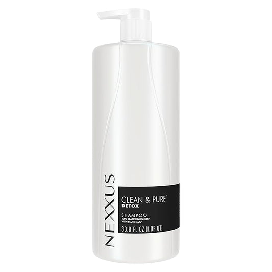Nexxus Clean and Pure Clarifying Shampoo, With ProteinFusion, Nourished Hair Care Silicone, Dye And Paraben Free 33.8 oz