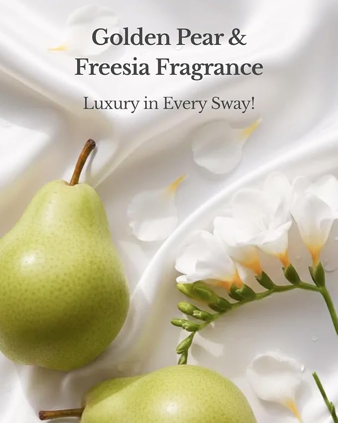 Shampoo & Conditioner Set, Hydrating & Moisturizing for Dry, Damaged, Color-Treated Hair, Paraben & Sulfate Free, Clean Hair Shampoo & Conditioner for Women & Men, White (8.5 fl oz Each)